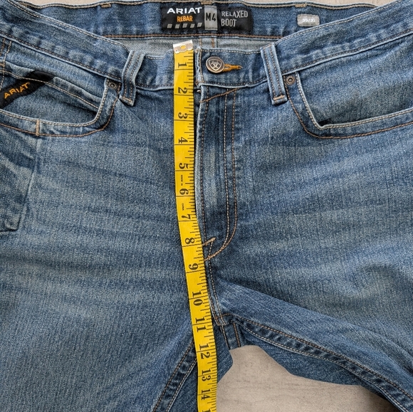 Ariat Rebar M4 Relaxed Boot Women's Jeans Size 35/32 - Picture 6 of 14